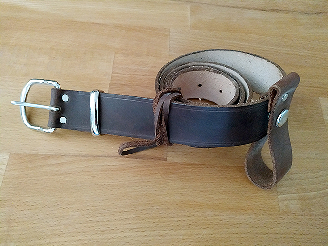 Raiders Leather Weapon Belt